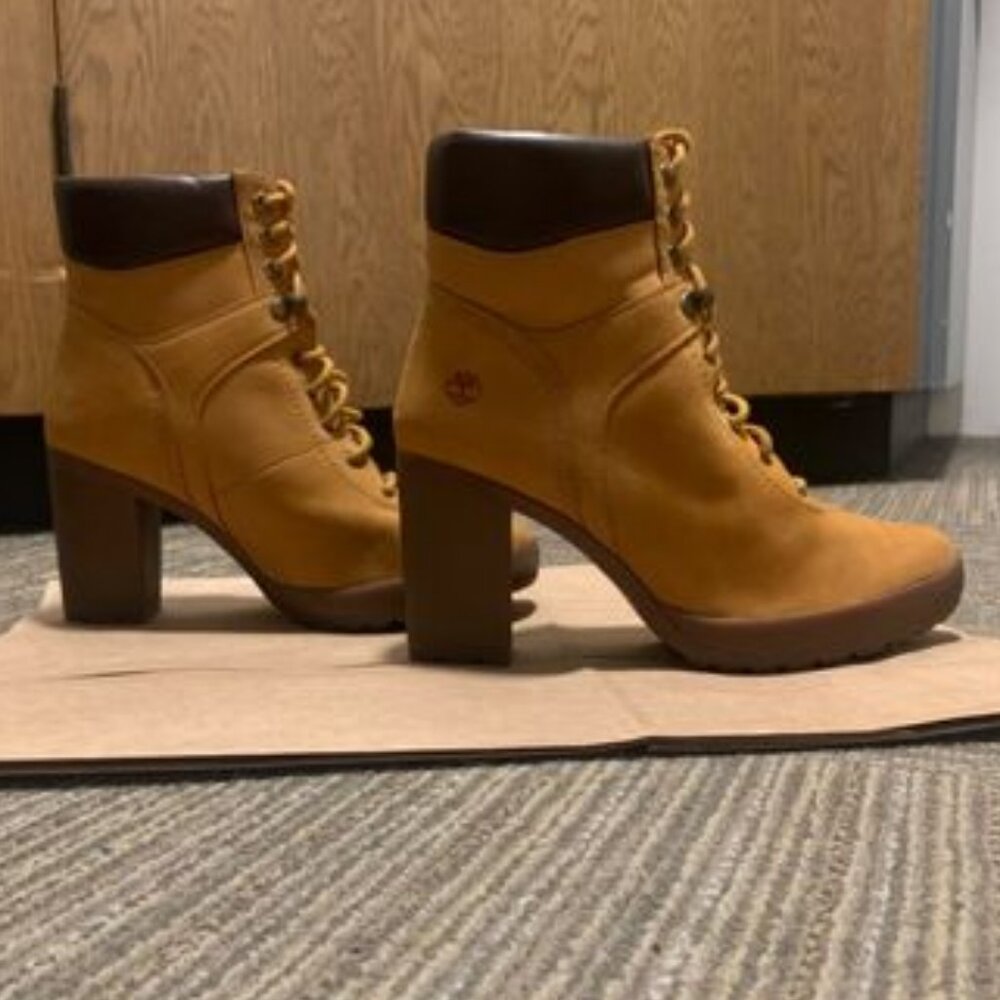 Timberland Lace-Up Wedge Heel Boot - Picture 3 of 5